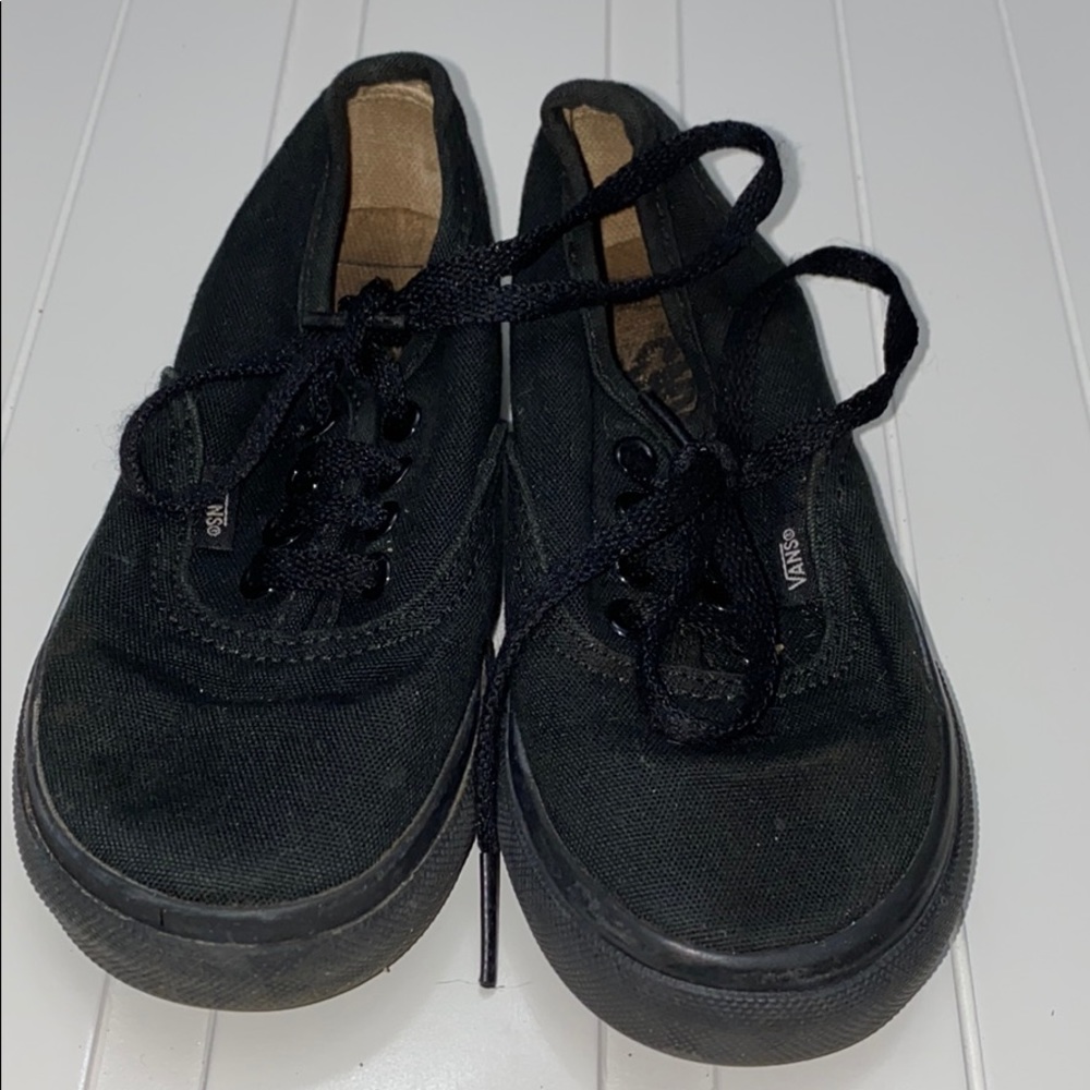 Vans Slip on Skate Shoe Baby/Toddler Black Monochr